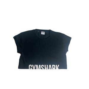 Gymshark Black Tee with White Logo